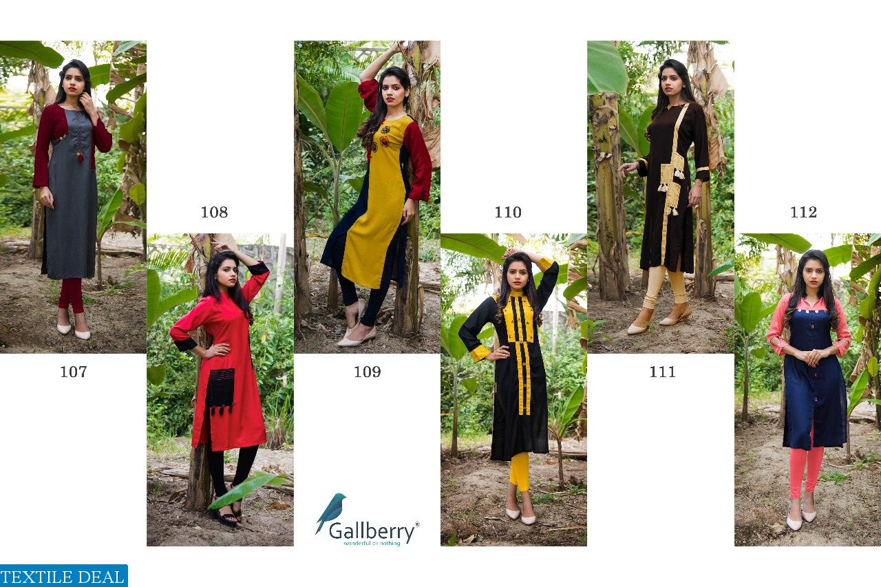 Gallberry gardenia vol-2 Wholesale ready made long kurtis